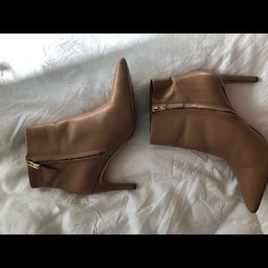Sam Eldelman Tan Heeled Boots
